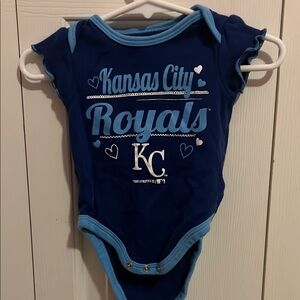 Genuine Merchandise Blue Kansas City Royals Bodysuit